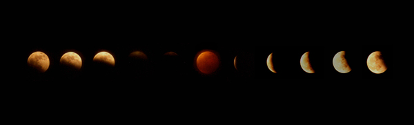 lunar eclipse compilation